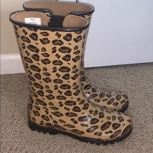 Sorry Cheetah Rain Boots